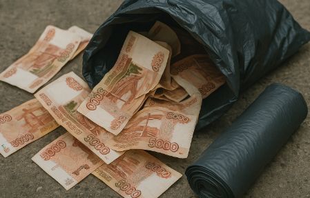 Россиянка случайно выбросила 6 миллионов рублей