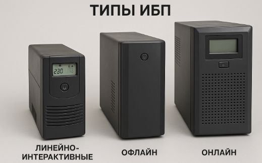 Типы ИБП: линейно-интерактивные, офлайн и онлайн