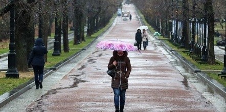 В Москву идет теплая и дождливая неделя
